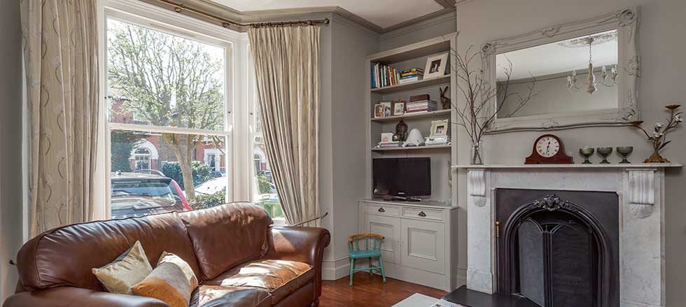 east london renovation living room