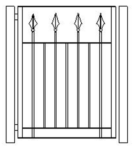 pedestrian gates icgg16 1200