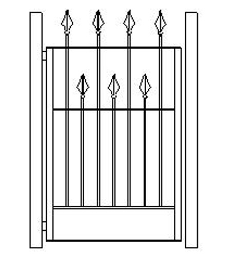 pedestrian gates icgg16 1500