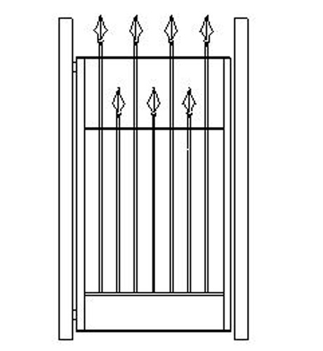 pedestrian gates icgg16 1800