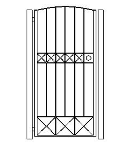 pedestrian gates icgg18 1800