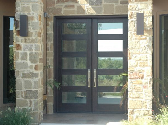 glass front door